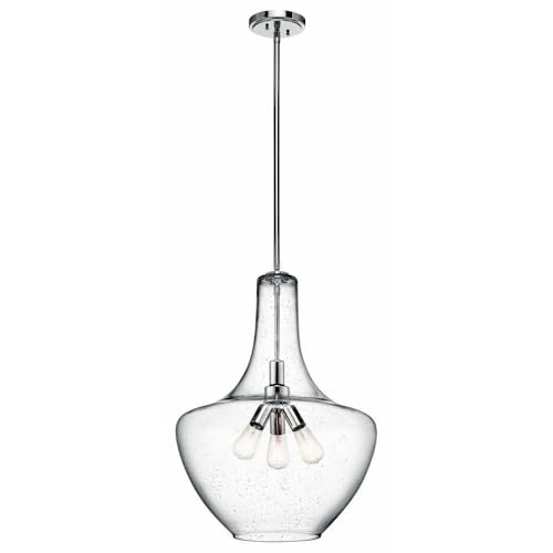 19.75" Kitchen Bell Pendant in Olde Bronze®, 1-Light Clear Glass Pendant Light, (19.75" H x 13.75" W), 42046OZ