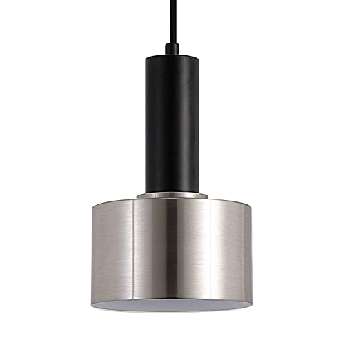 Modern Mini Pendant Light with 4W LED Bulb, One-Light Adjustable Metal Pendant Lighting Fixture for Kitchen Island Cafe Bar, Gold