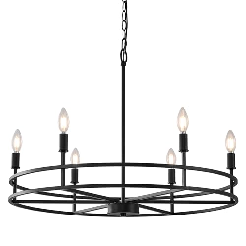 Gold Chandelier 9-Light Dining Room Chandelier Over Table Master Bedroom Chandelier Lighting Round Living Room Chandelier Light Fixture for Foyer, Bathroom, Solid Metal,35in