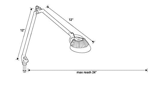 Element Disk Task Light: Desktop Base - Silver