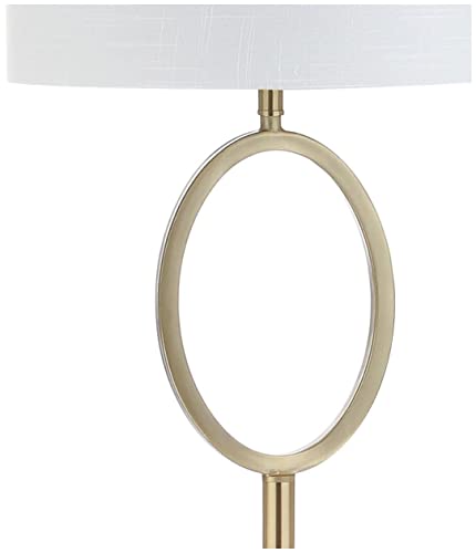 61" Metal LED Floor Lamp, Modern, Contemporary, Glam, Traditional, Office, Living Room, Family Room, Dining Room, Bedroom, Hallway, Foyer, Brass