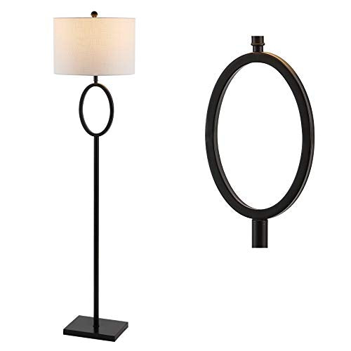 61" Metal LED Floor Lamp, Modern, Contemporary, Glam, Traditional, Office, Living Room, Family Room, Dining Room, Bedroom, Hallway, Foyer, Brass