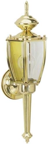 One-Light Wall Lantern, Gold