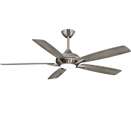 60" Ceiling Fan with LED Light & Remote, Oil Rubbed Bronze