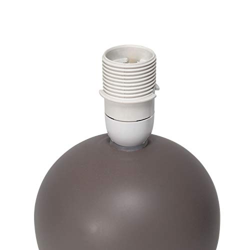 Mini Ceramic Globe Table Lamp, Off White