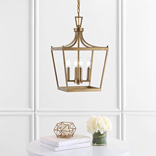 Gold 4-Light (LED Bulbs Included) Pendant