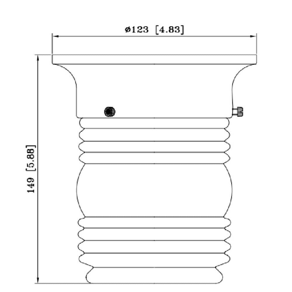 Design House 587311 Jelly Jar Classic 1-Light 2-Pack Indoor/Outdoor Wall Light with Clear Ribbed Glass for Entryway Porch Patio, Oil Rubbed Bronze