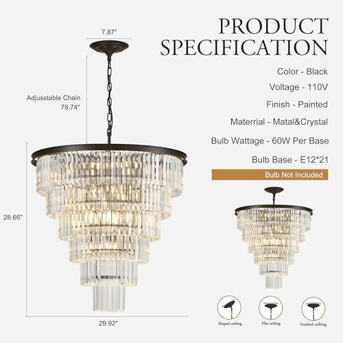 Gold Crystal Pendant Light Mini Modern Luxury Crystal Pendant Light Perfect for Dining Room, Bedroom, Kitchen, Living Room 3-Pack