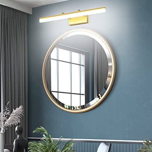 31.5 inch Modern Black Vanity Light Adjustable Bathroom Light Fixtures Over Mirror Rotatable Vanity Lighting 5500K