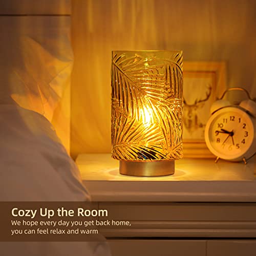 Battery Operated Table Lamp, Cordless Lamps for Home Decor, Battery Powered Nightlight with LED Bulb with Timer, Decorative Lights for Living Room Bedroom Tabletop Entryway Centerpiece Gift(L LGreen)