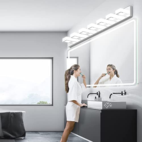 LED Modern Black Bathroom Vanity Lights 3 Lights Acrylic Modern Black Bathroom Wall Lighting Fixtures