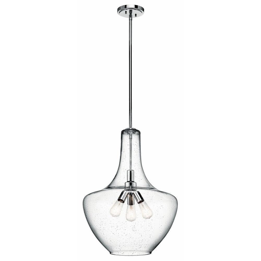 19.75" Kitchen Bell Pendant in Olde Bronze®, 1-Light Clear Glass Pendant Light, (19.75" H x 13.75" W), 42046OZ