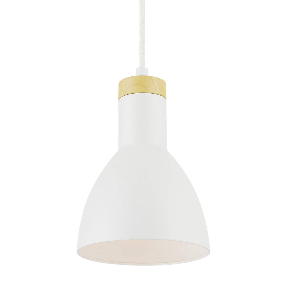 1-Light Pendant Lighting, Matte Brass, Frosted Ribbed Glass Shade, Bulb Not Included