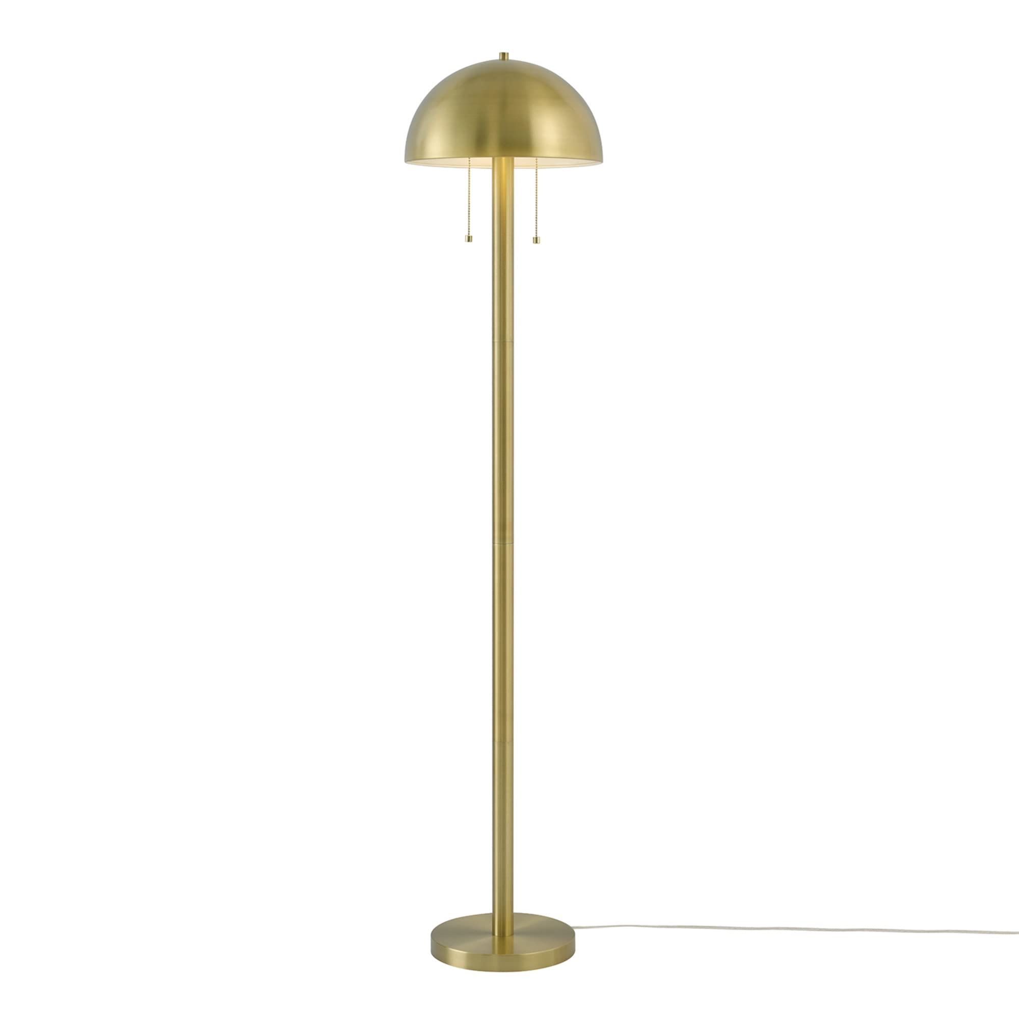 21" 2-Light Table Lamp, Sage Green, Double On/Off Pull Chain