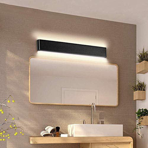 24in/20W Matte Black Modern Vanity Light Up and Down LED Vanity Light for Bathroom Wall Lighting Fixtures (Cool White 5000K)