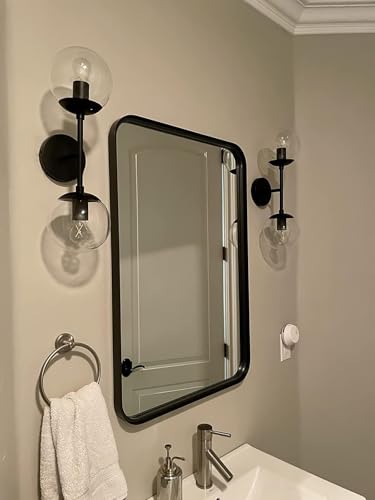 Mid Century Modern Bathroom Vanity Light Matte Black Bathroom Vanity Light Fixtures Globe Sconce 2 Light Bathroom Vanity Light Gold Vanity Light Mid Century Wall Sconce