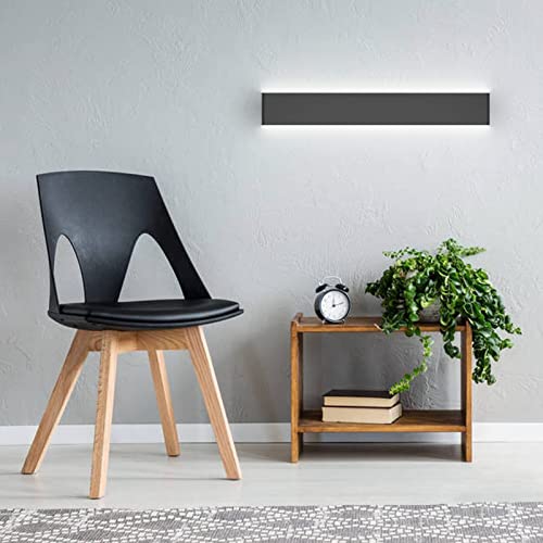 15.7in LED Modern Matte Black Wall Sconce 2-Pack Aluminum Indoor LED Up and Down Modern Bathroom Wall Lighting Fixtures 14W Warm White Light 3000K