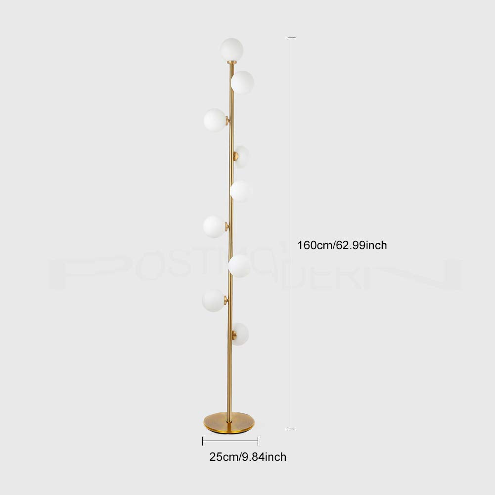 Lighting KU300198 Cozy Elegant Modern Creative Floor Lamp for Living Room,Bedroom,Office,9 Lights