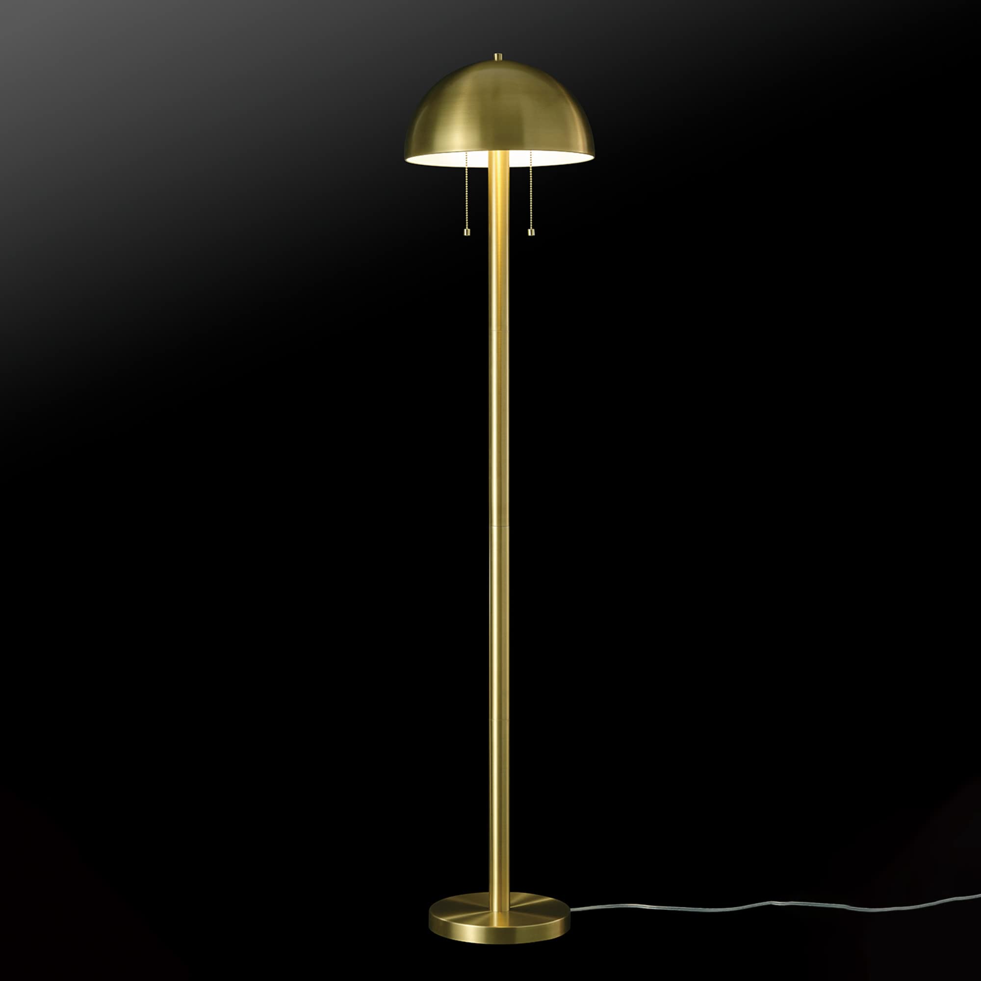 21" 2-Light Table Lamp, Sage Green, Double On/Off Pull Chain