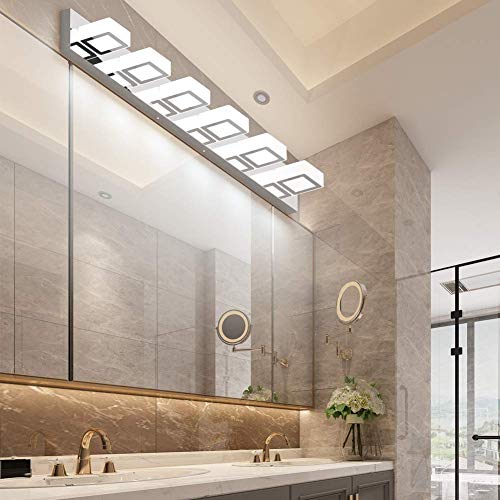 LED Modern Black Bathroom Vanity Lights 3 Lights Acrylic Modern Black Bathroom Wall Lighting Fixtures