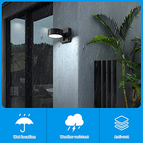 Modern Outdoor Sconce Lights, LED Outdoor Wall Sconce, Aluminum Porch Lights, Exterior Wall Sconce, Waterproof Outdoor Sconce Light 8W, 3000K Outdoor Wall Light for Garage Enterway