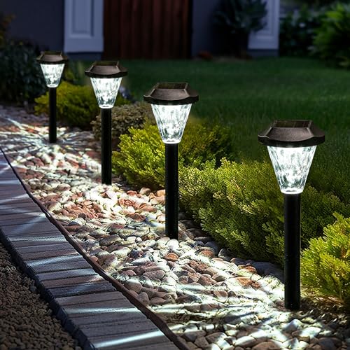 16 Pack Solar Lights Outdoor Waterproof,New Upgraded Solar Lights for Outside,Solar Garden Lights,Solar Outdoor Lights for Patio,Lawn,Yard and Landscape