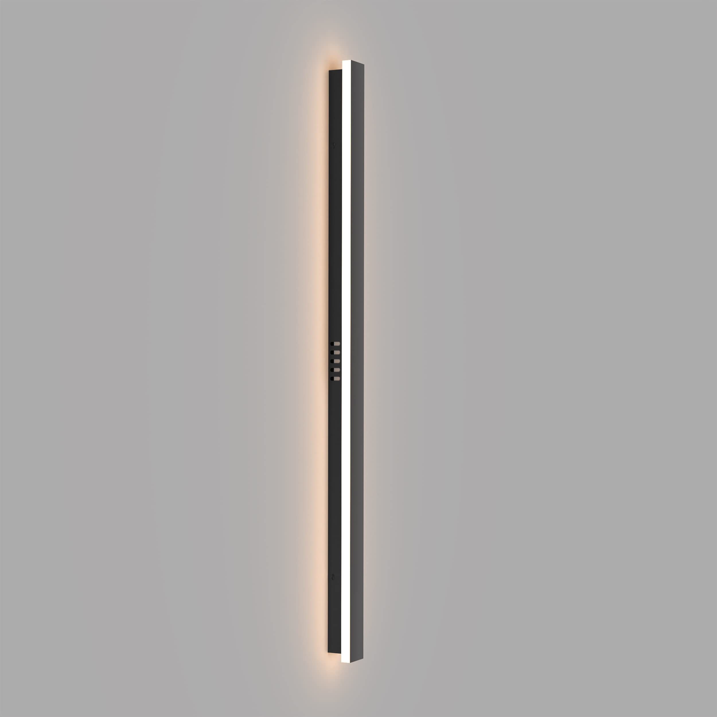 - 24 Inches Modern Outdoor Light Fixture - Rectangular Exterior Light Fixture - 19W 3000K - IP65 Anti Rust - Gold