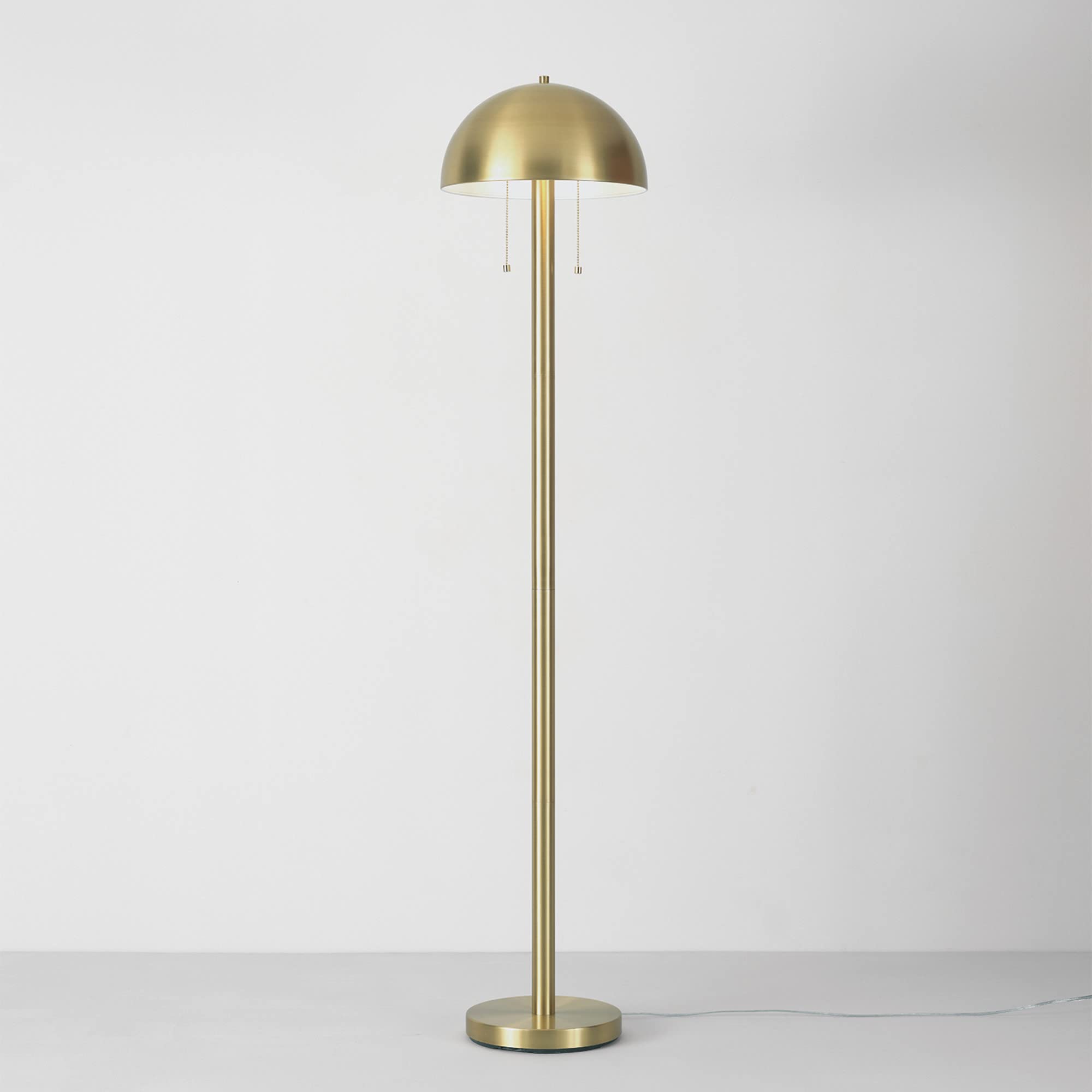 21" 2-Light Table Lamp, Sage Green, Double On/Off Pull Chain