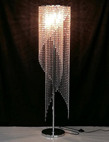 Floor Lamp, Elegant Rain Lamp, Modern Lava Lamp for Living Room, Bedroom, Girls Room, Silver Chrome