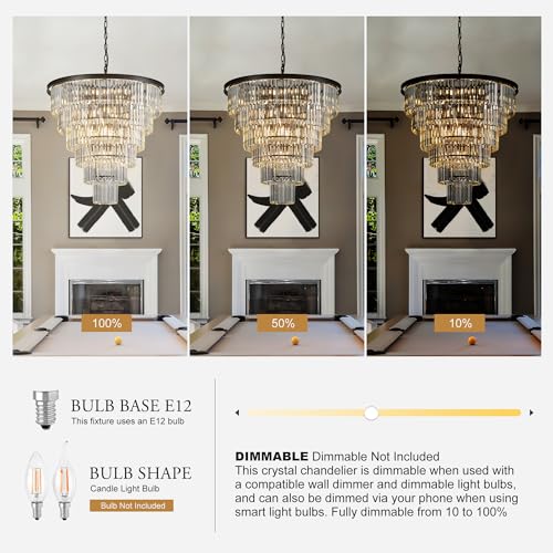 Gold Crystal Pendant Light Mini Modern Luxury Crystal Pendant Light Perfect for Dining Room, Bedroom, Kitchen, Living Room 3-Pack