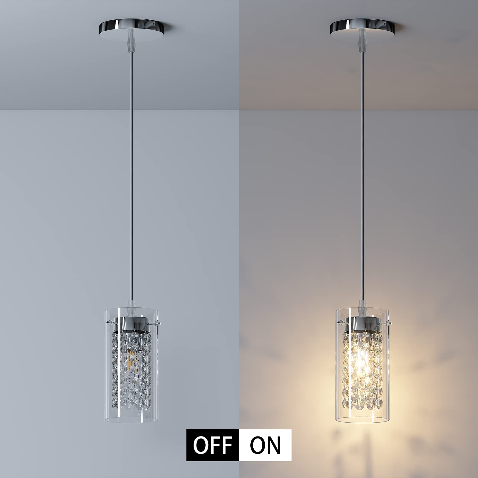 Pendant Light Industrial Vintage Pendant Lamp Retro Farmhouse Ceiling Hanging Light Fixture Black Metal Creative Geometric Diamond Shade Pendant Lighting for Kitchen Island