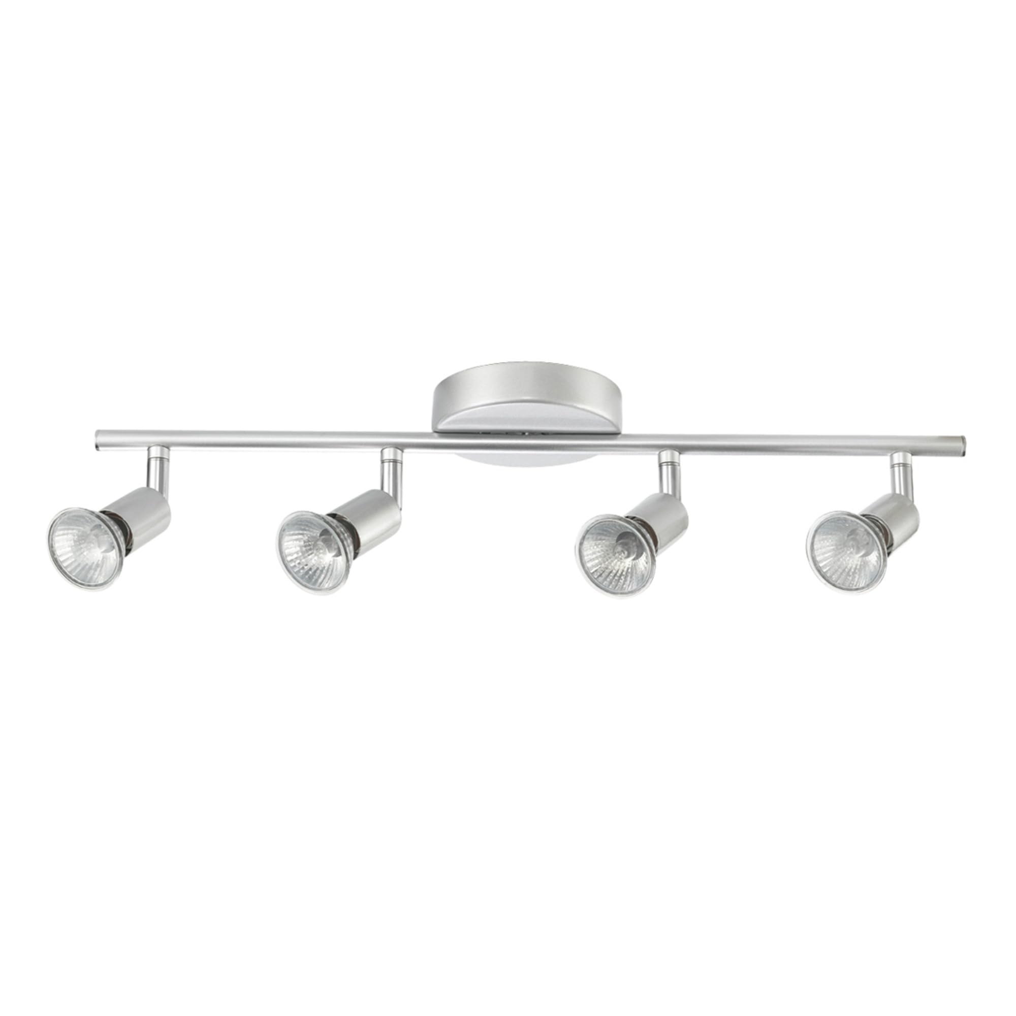 4-Light Track Lighting, Matte Black