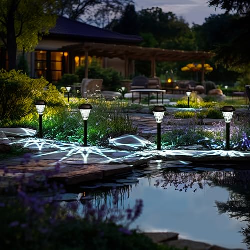 16 Pack Solar Lights Outdoor Waterproof,New Upgraded Solar Lights for Outside,Solar Garden Lights,Solar Outdoor Lights for Patio,Lawn,Yard and Landscape