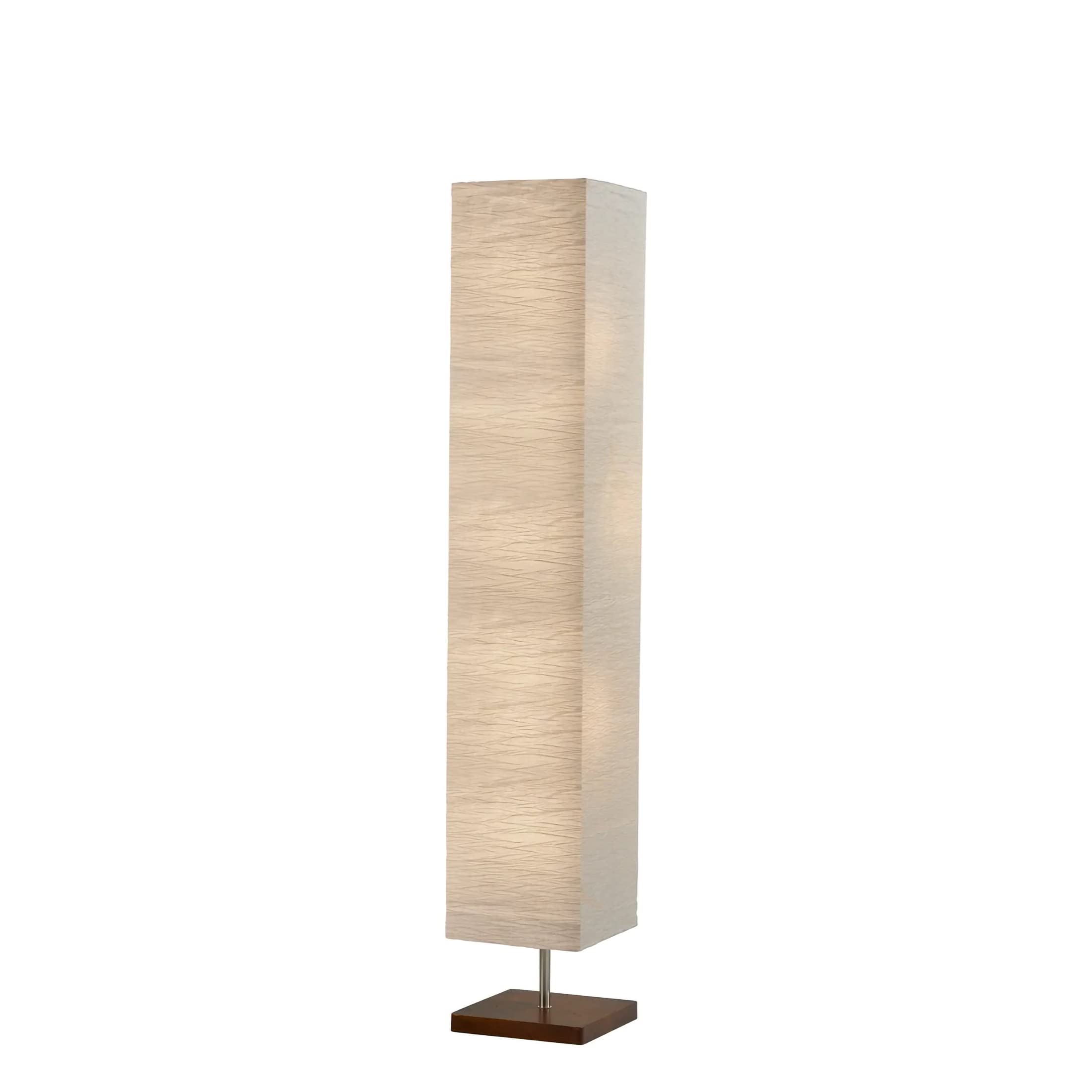 Table Lamp, 25 in., 100 W Incandescent/ 26W CFL, Natural Rubber Wood/Steel Accents, 1 Table Lamp , White