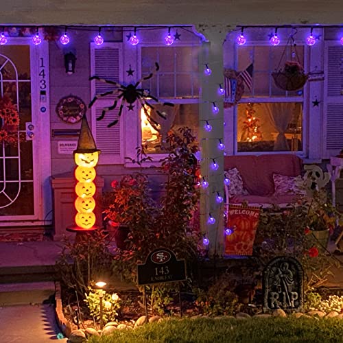 120 LED 72FT Solar Lights Outdoor Waterproof, Crystal Globe Lights with 8 Lighting Modes, Solar Powered Patio Lights for Garden Yard Porch Wedding Party Decor (Warm White)