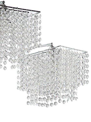 Coaster Home Furnishings Miriam Modern Glam 3-Light Hanging Crystal Drop Shade Arc Floor Lamp Chrome 901484