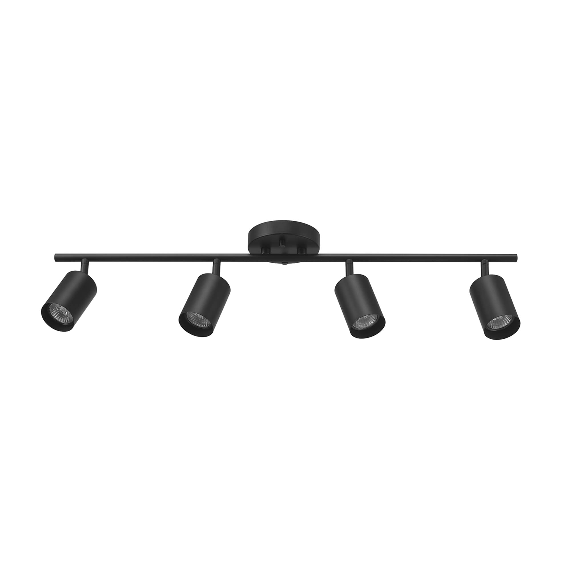 4-Light Track Lighting, Brushed Nickel Finish, Bulb Not Included