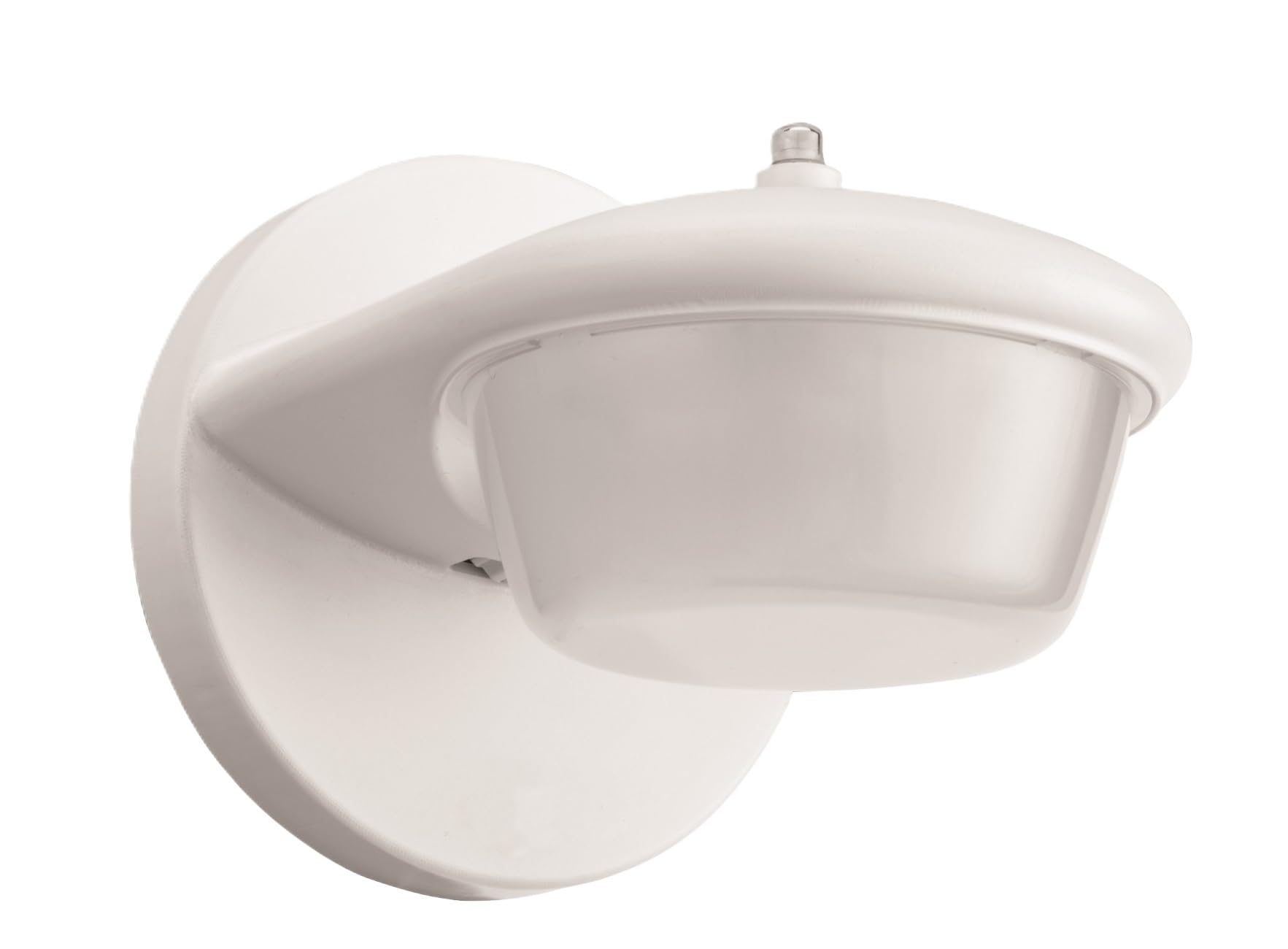 Lighting Outdoor White LED 4000K Dusk-to-Dawn Wall Mount Light, White, 1 Count (Pack of 1)