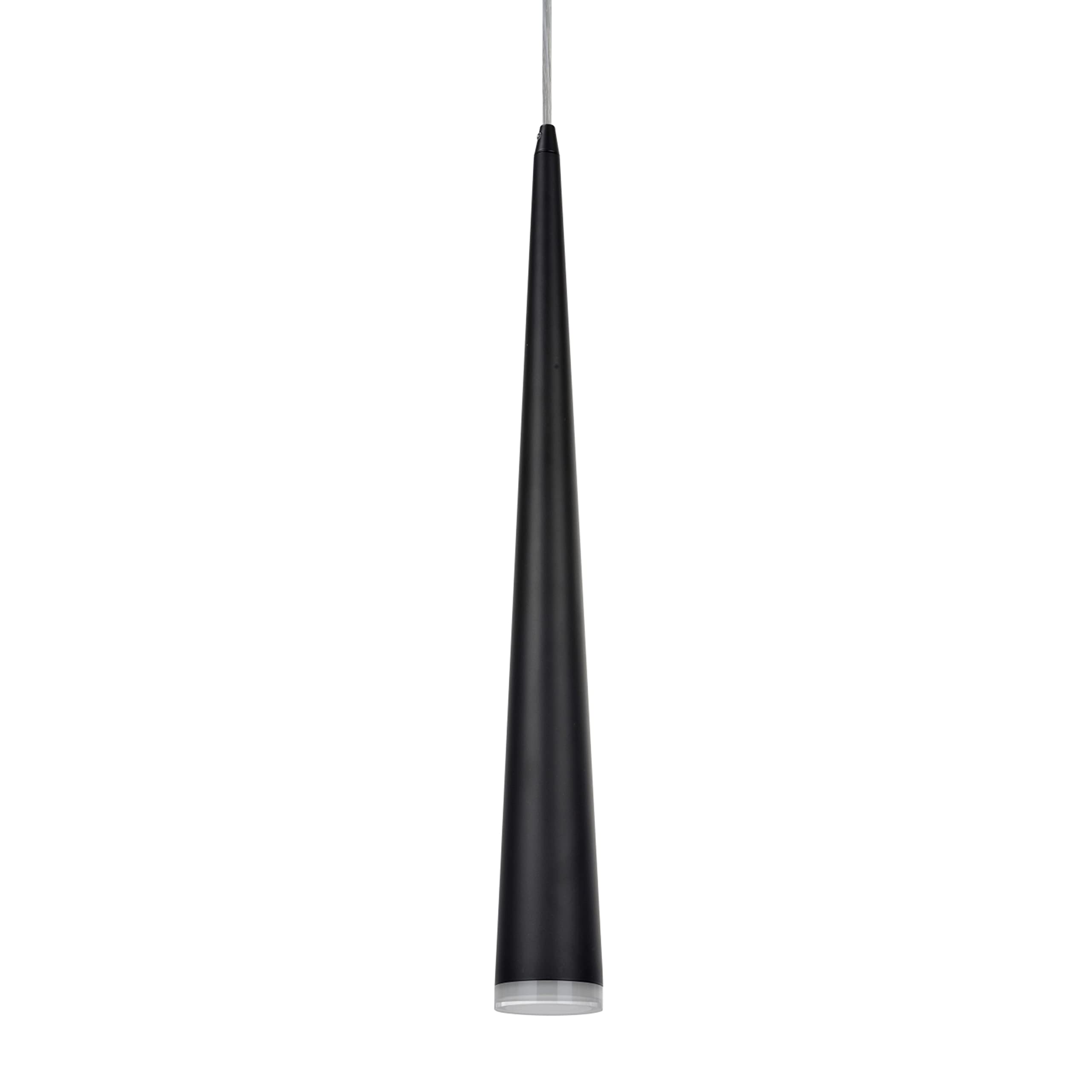 Brushed Nickel 61027 Adjustable LED 3 Hanging Pendant Ceiling Light, Contemporary Design Finish, Metal Shade, 23" Wide