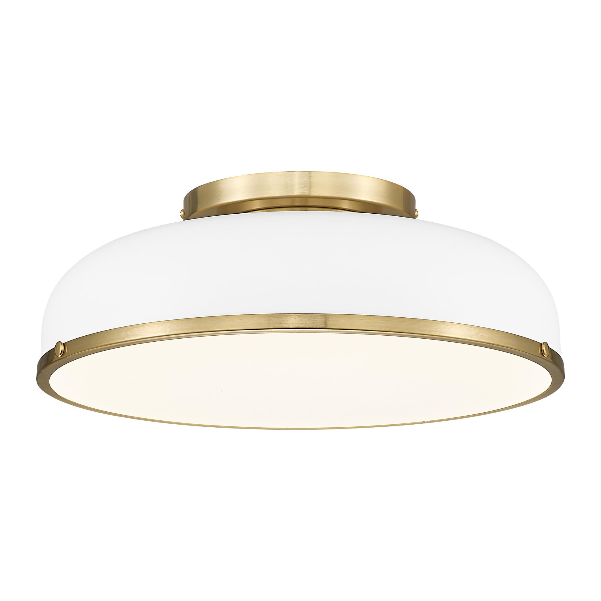 Ceiling Light, 12-inch LED Flush Mount Ceiling Light, Black and Gold Finish, 24W/1100lm Light Fixtures ceiling mount for Living Room, Bedroom, 3000K/3700K/4500K/5100K/6000K Adjustbale, KDCL15-BK