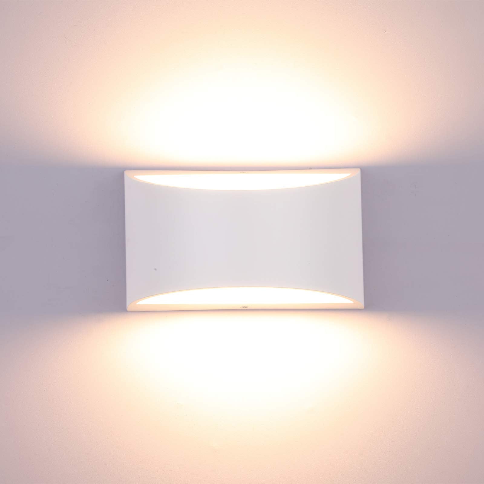 Modern LED Wall Sconce Indoor Up Down Wall Lamp Dimmable Wall Lights 12W Hallway Wall Lighting for Living Room Bedroom Stair, Warm White