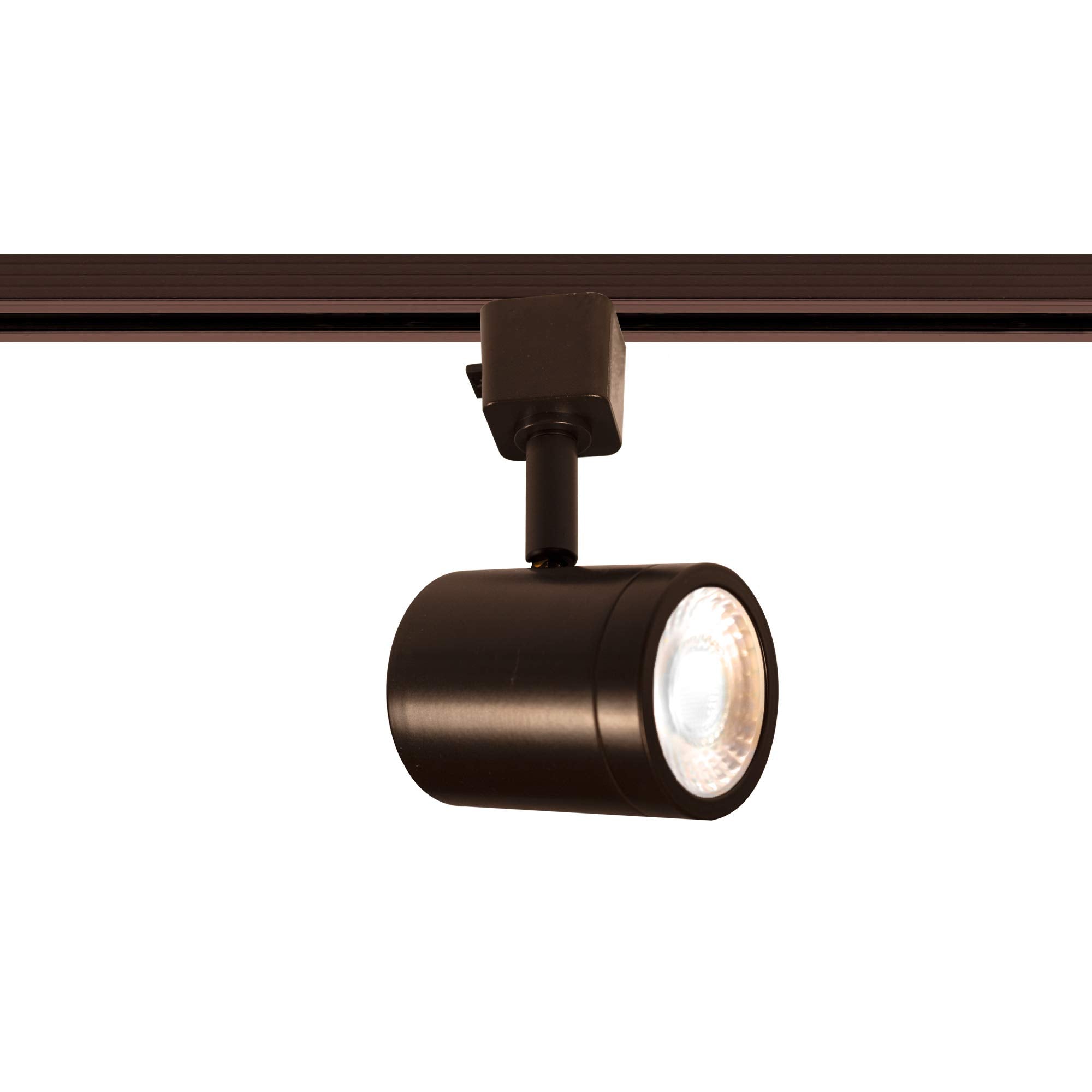 Charge LED 10W Energy Star 3 Light Track Kit with Floating Canopy Feed and 4Ft Track with End Caps 3000K in Black