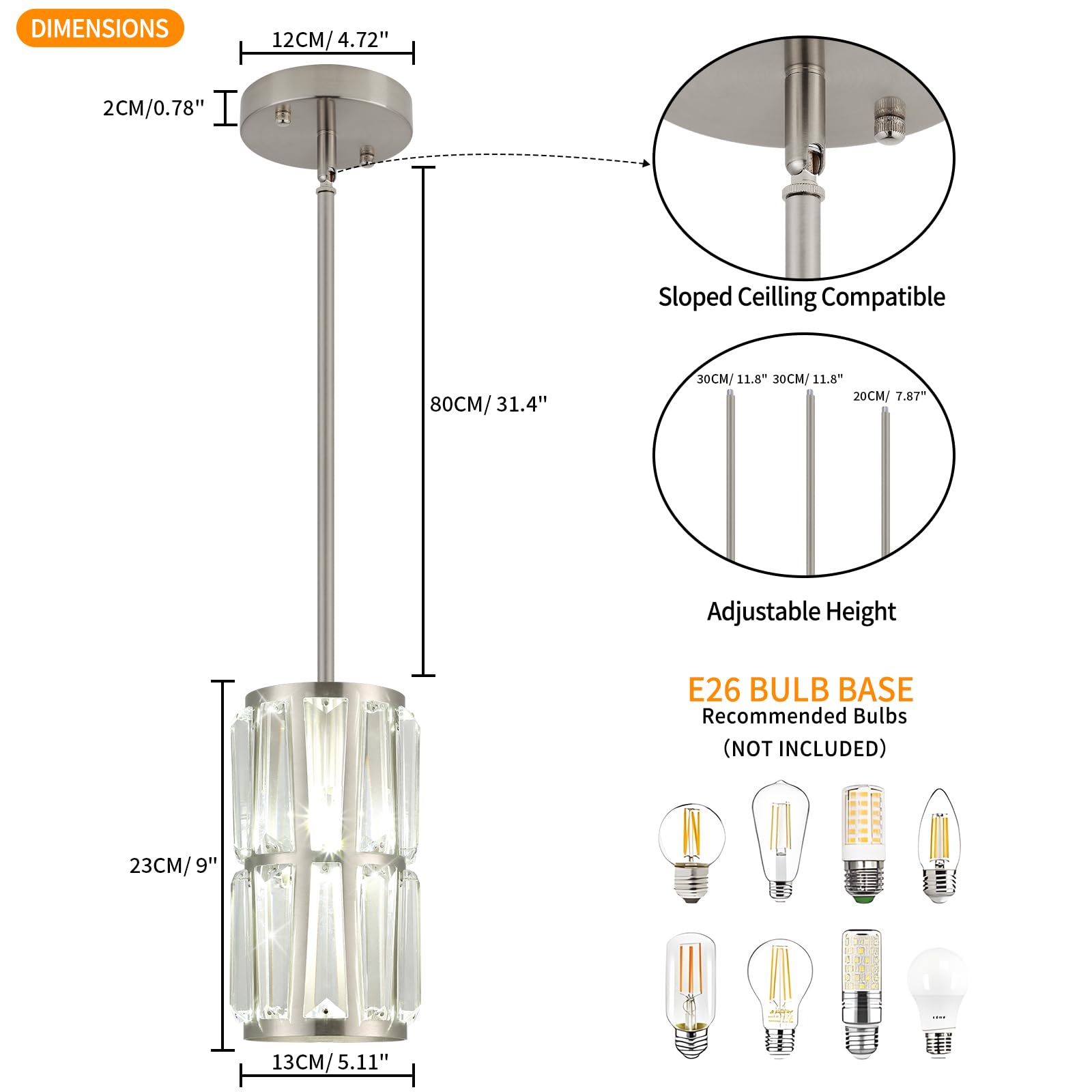 WILON Industrial Pendant Lighting, Pendant Lights for Kitchen Island 3 Light Glass Pendant Light Fixture with Seeded Glass Shade, Adjustable Cord Farmhouse Ceiling Light Black finish Linear Chandelier