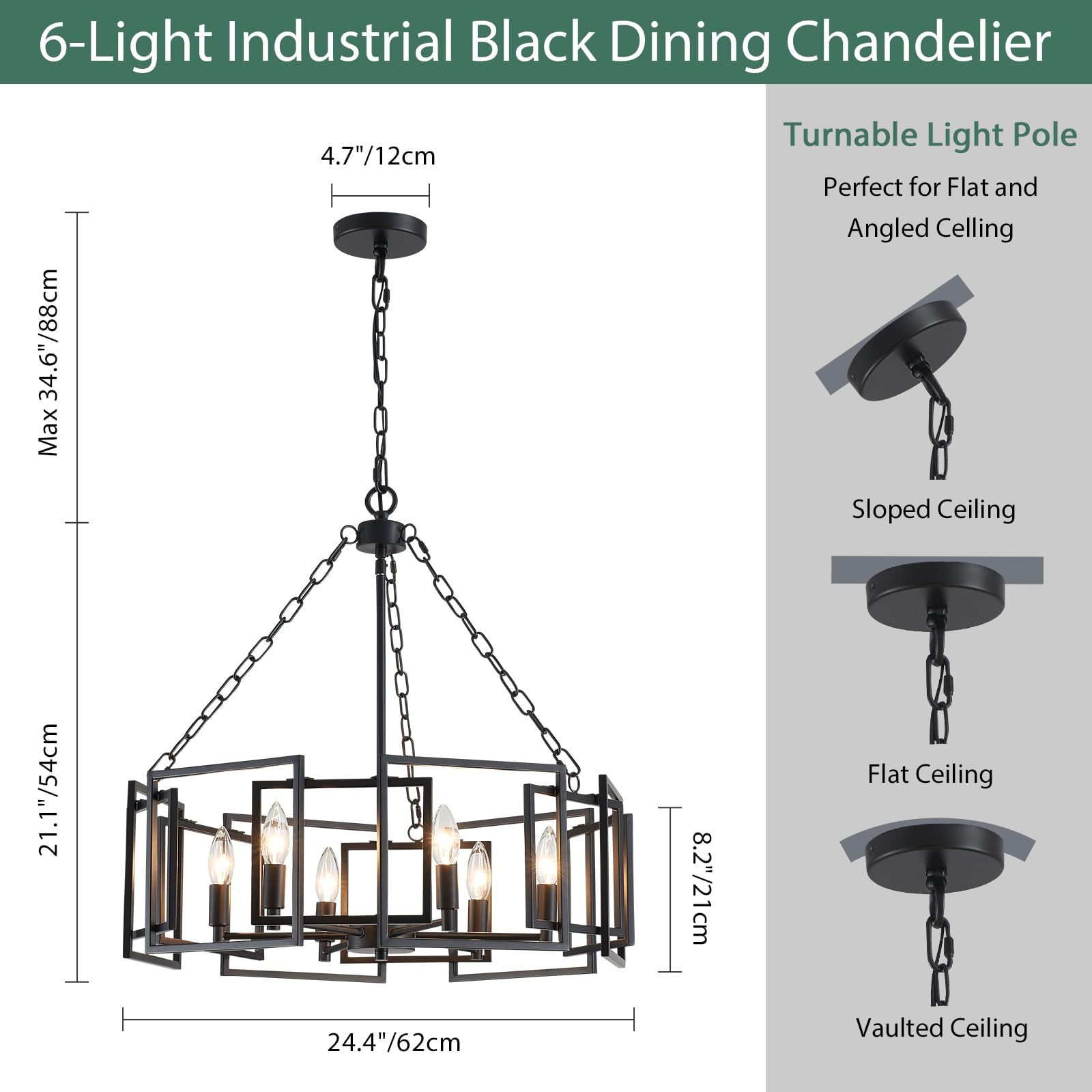 Gold Chandelier 5-Light Modern Kitchen Island Lighting Fixtures, Farmhouse Pendant Light 20 inches Retro Height Adjustable Ceiling Light for Dining Room, Bedroom, Living Room,Foyer