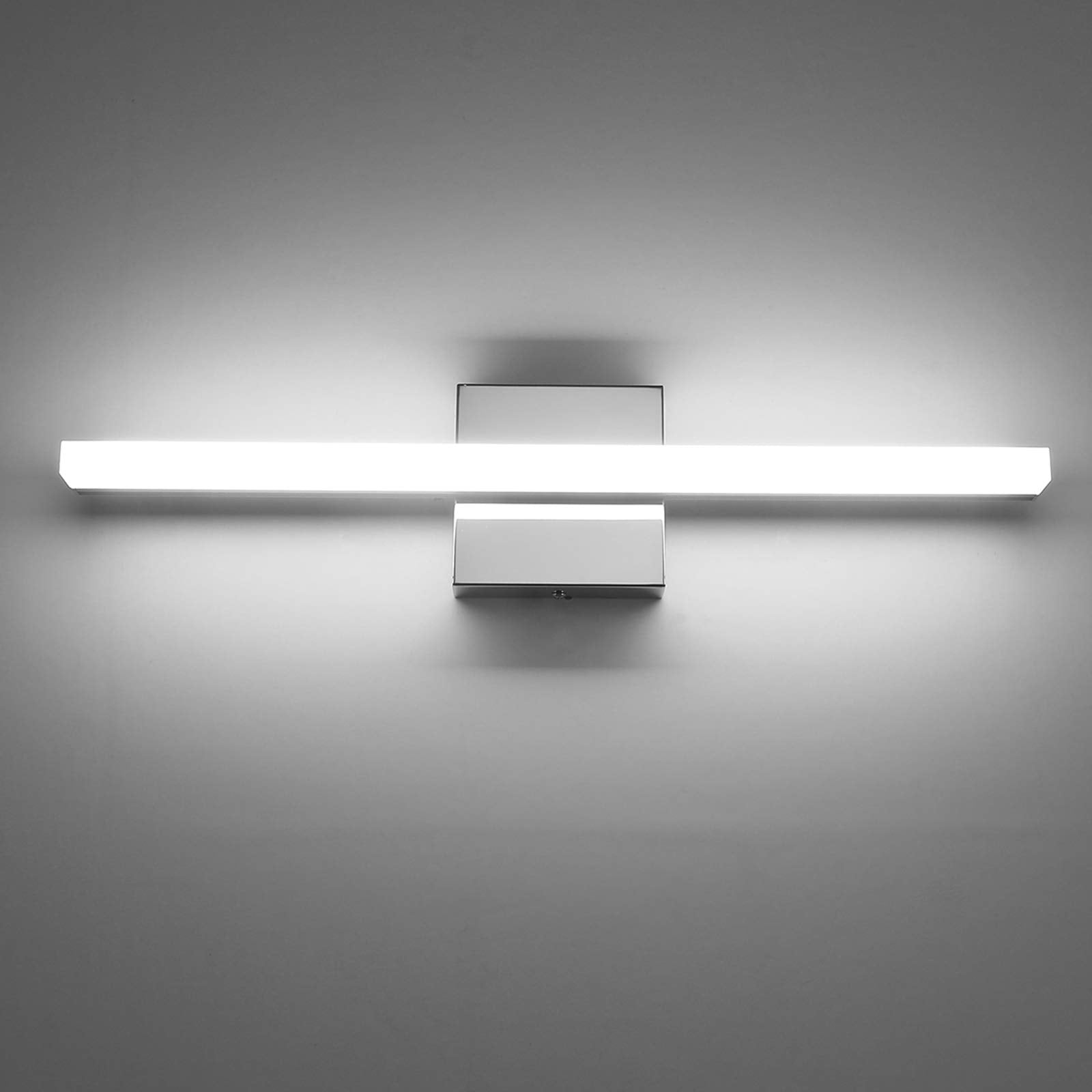 LED Vanity Lights Bar 24 Inch Bathroom Light Fixtures 14W IP44 Over Mirror Lighting Indoor Wall Sconces Modern Cool White 6000K for Washroom