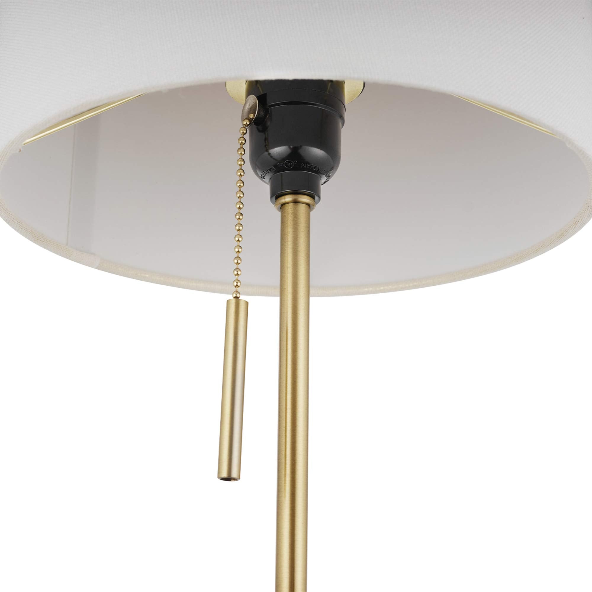 18" Table Lamp, Matte Brass, Table Lamp for Living Room, Home Décor, Lamps for Bedrooms, Room Décor, Nightstand, Home Improvement, Reading Lamp, E26 Base Socket, Home Décor