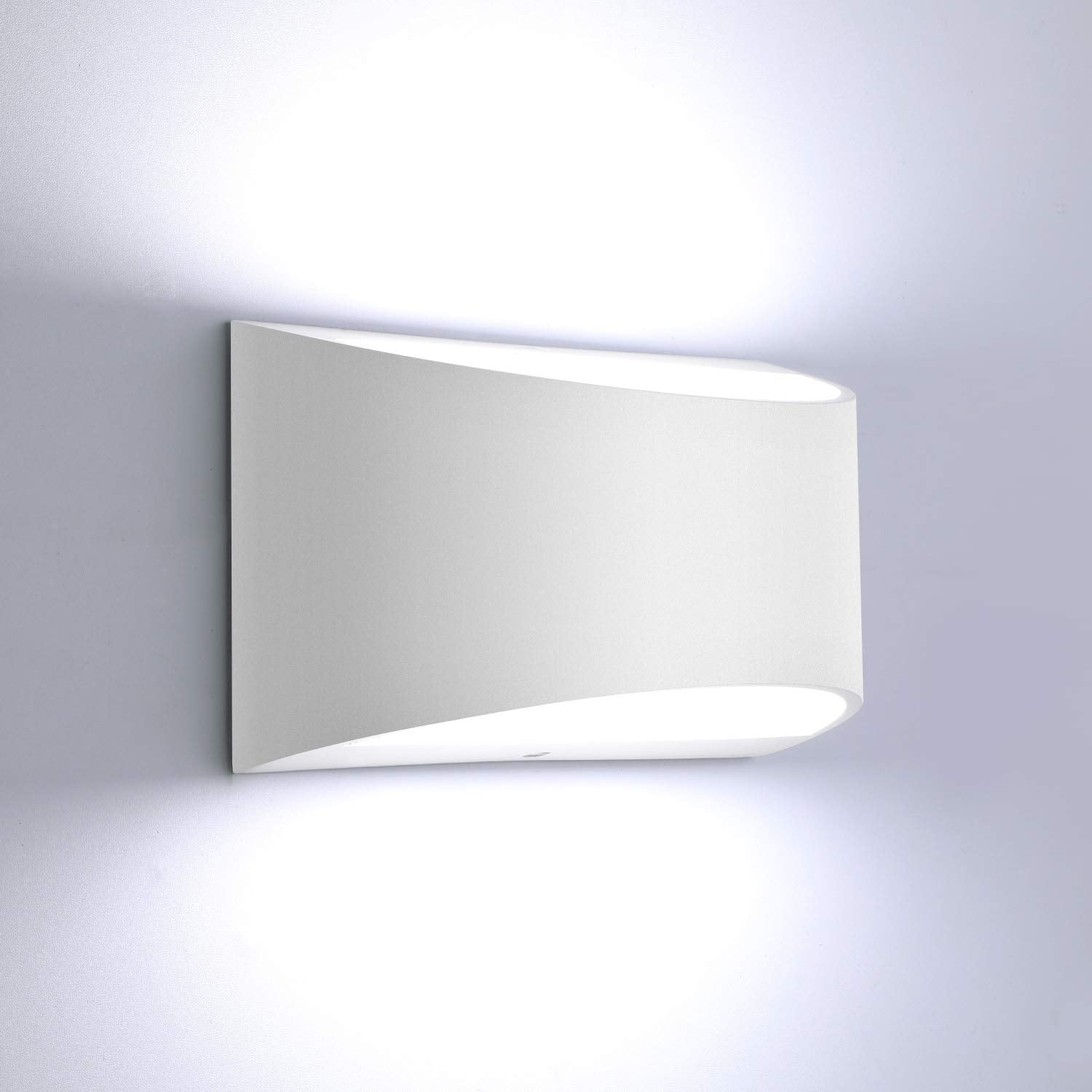 Modern LED Wall Sconce Indoor Up Down Wall Lamp Dimmable Wall Lights 12W Hallway Wall Lighting for Living Room Bedroom Stair, Warm White