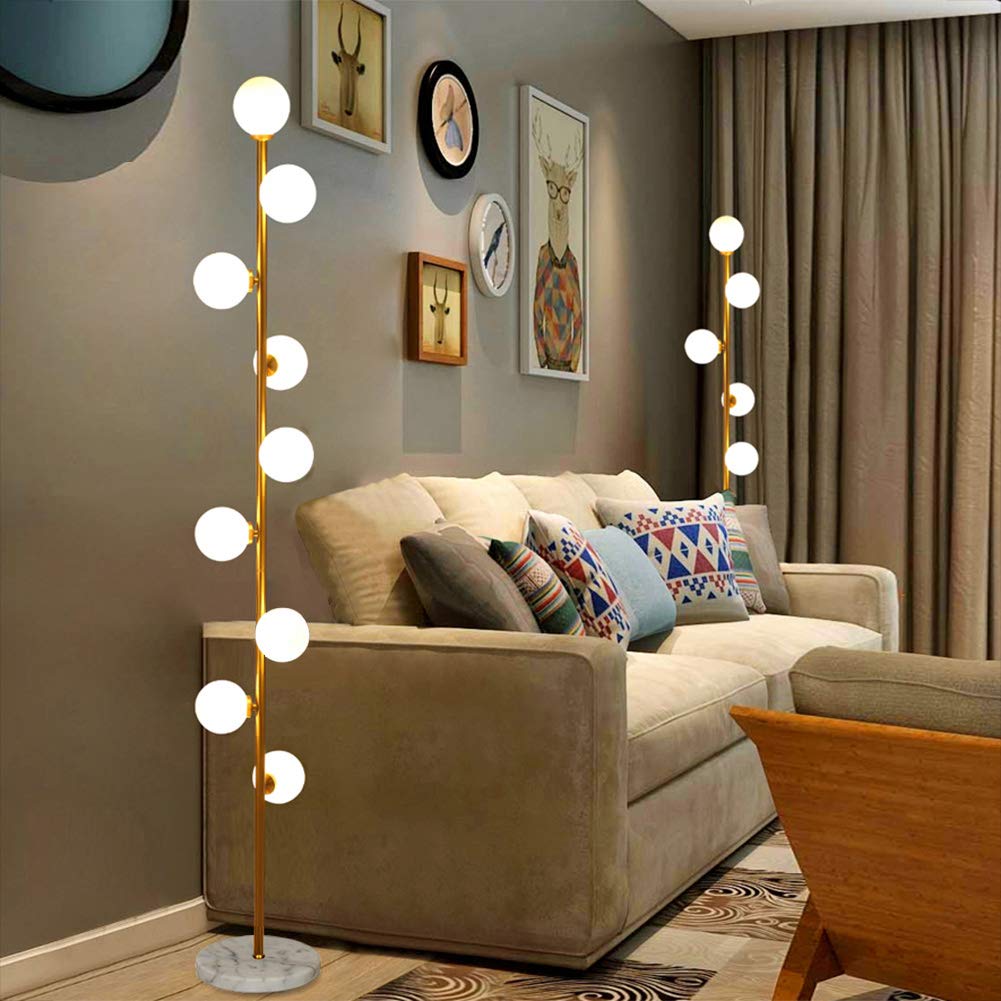 Lighting KU300198 Cozy Elegant Modern Creative Floor Lamp for Living Room,Bedroom,Office,9 Lights