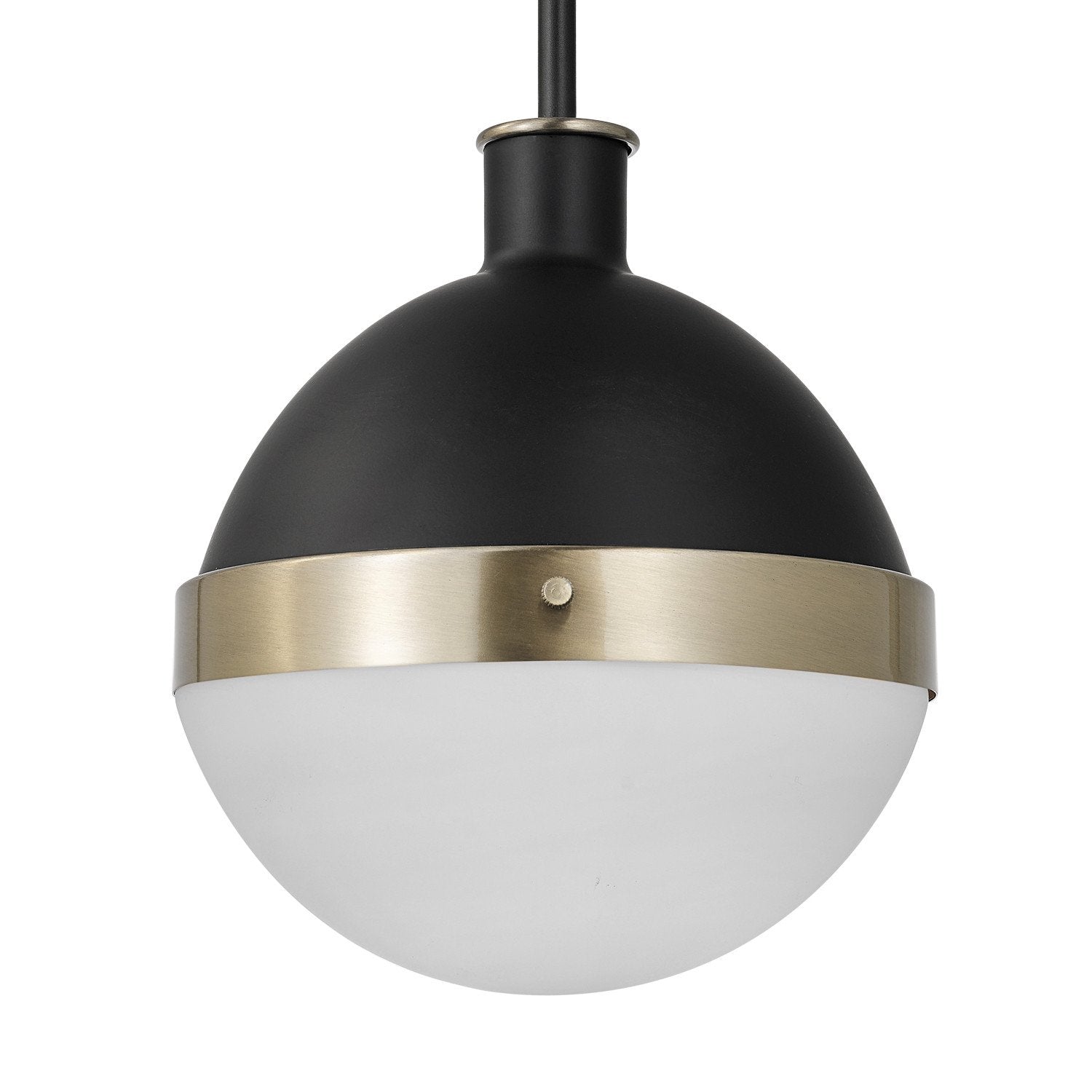 1-Light Pendant Lighting, Matte Brass, Bulb Not Included