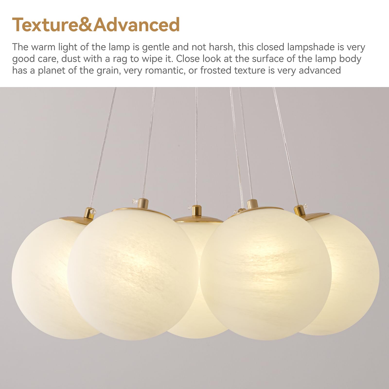 7-Lights Milk Glass Bubble Chandeliers Lighting, Modern Nordic Large Globe Chandelier Mid-Century Ball Pendant Light Fixture for Bedroom, Living Room, Dining Room, Entry, Island